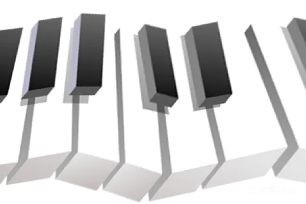 元素素材 钢琴