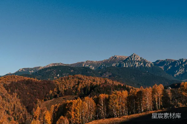高清摄影 秋天山峦的美景
