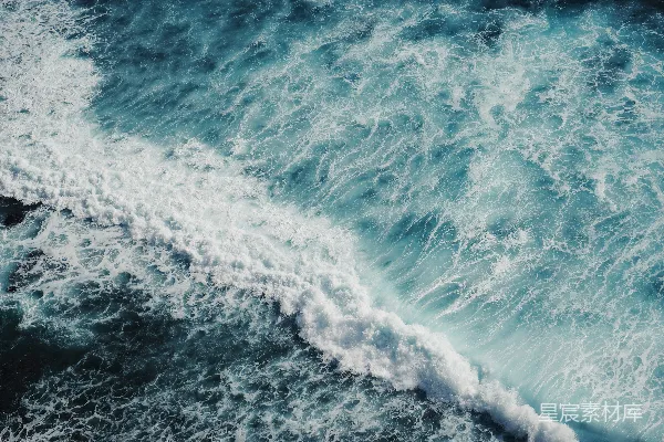 高清摄影 海浪的俯视景象
