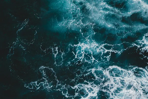 高清摄影 蓝色海水