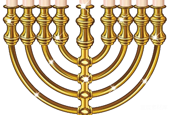 元素素材 menorah
