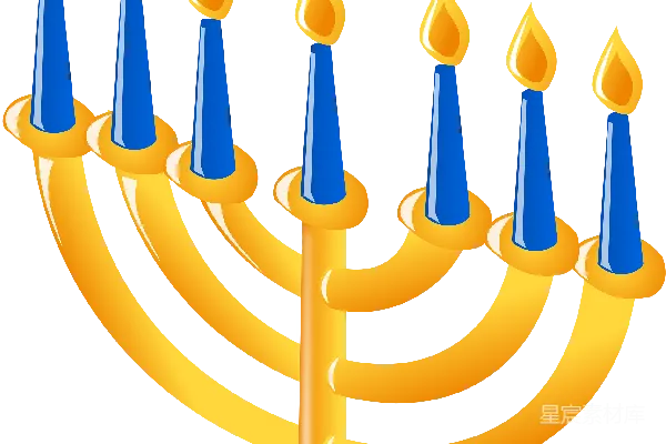 元素素材 menorah