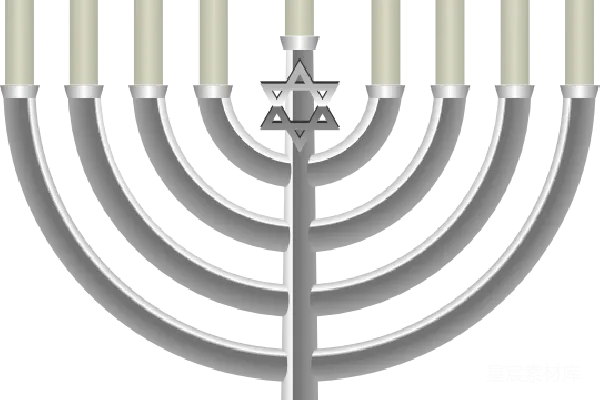 元素素材 menorah