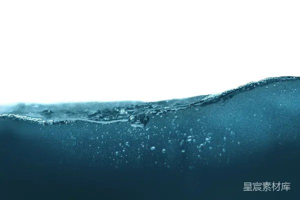 高清摄影 蓝色表面上的水滴