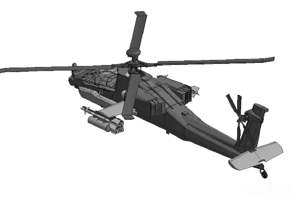 元素素材 AH-64