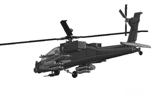 元素素材 AH-64