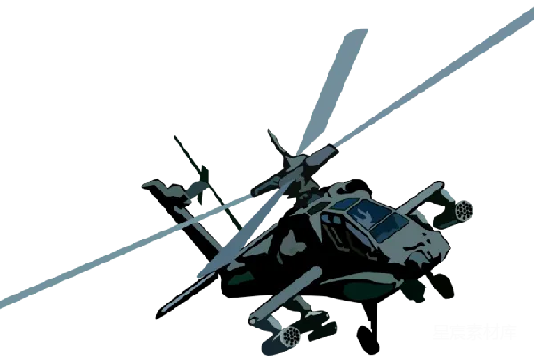 元素素材 AH-64
