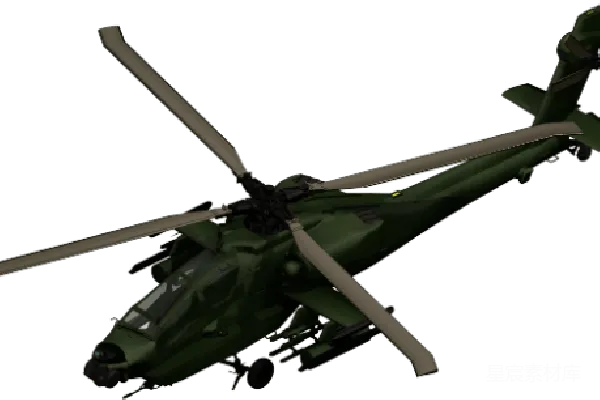 元素素材 AH-64