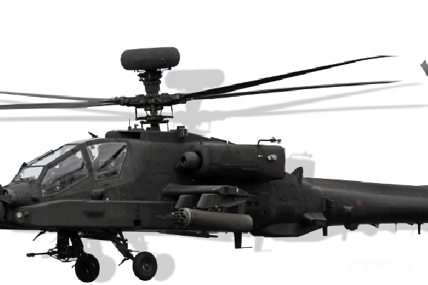 元素素材 夜间军用直升机