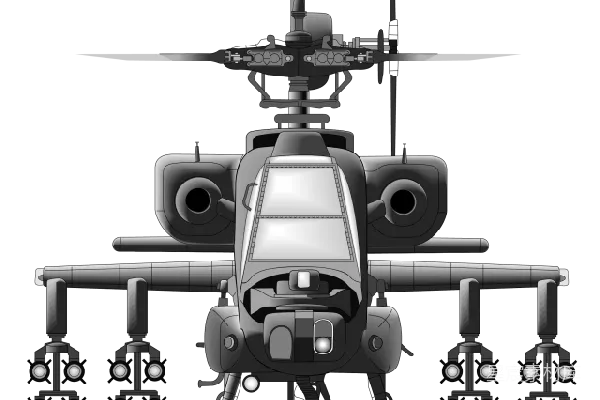 元素素材 AH-64