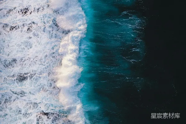 高清摄影 海上的俯视图