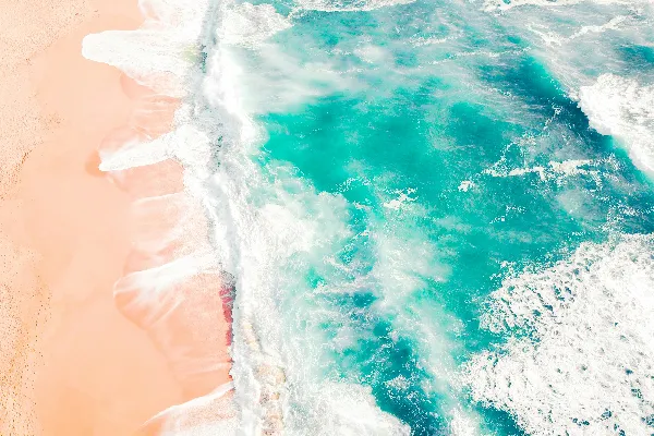 高清摄影 海浪的鸟瞰视角