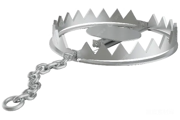 元素素材 捕兽夹3D模型