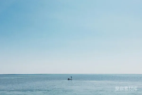 高清摄影 水上小船