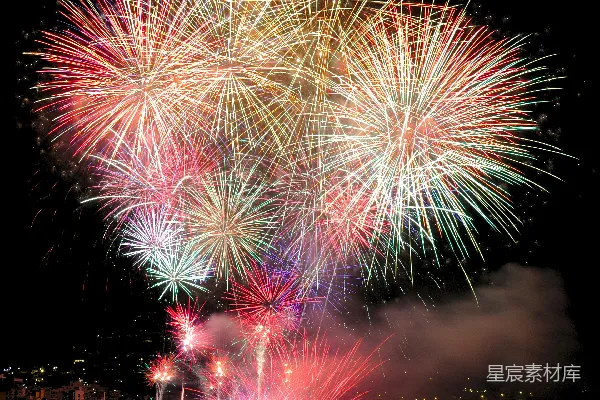 高清摄影 烟花表演
