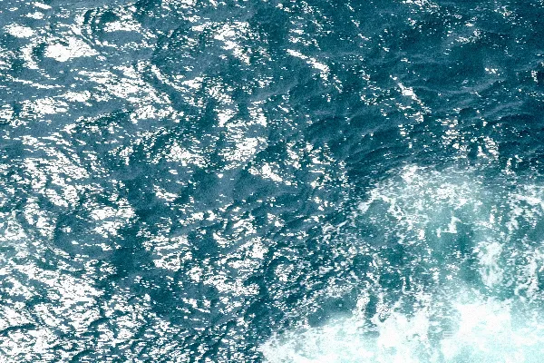 高清摄影 飞机上看去的水面景色