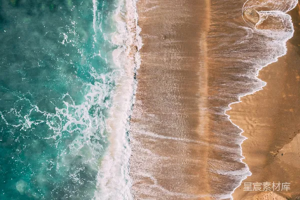 高清摄影 海洋波浪的 aerial 视角