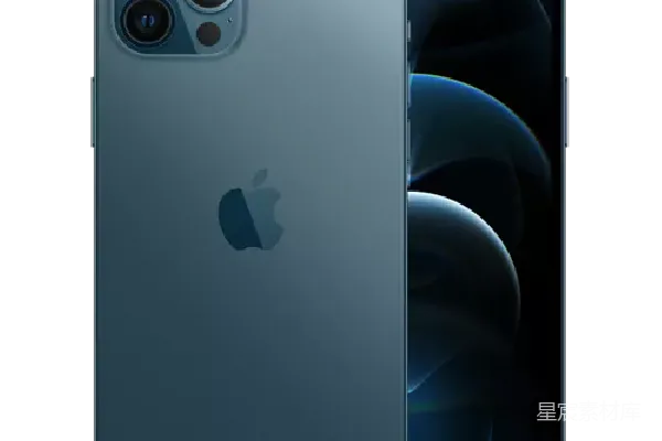 元素素材 iPhone 12 Pro 蓝色背面