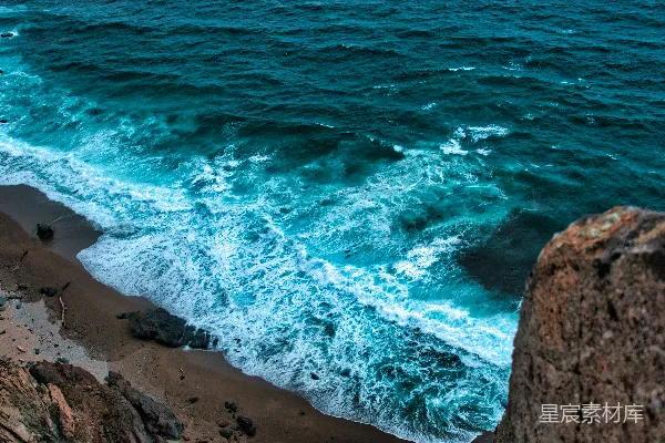 高清摄影 悬崖上的海洋美景