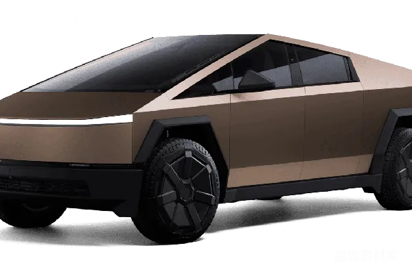 元素素材 特斯拉Cybertruck汽车渲染图