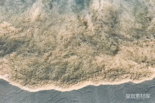 高清摄影 棕色和白色的海浪