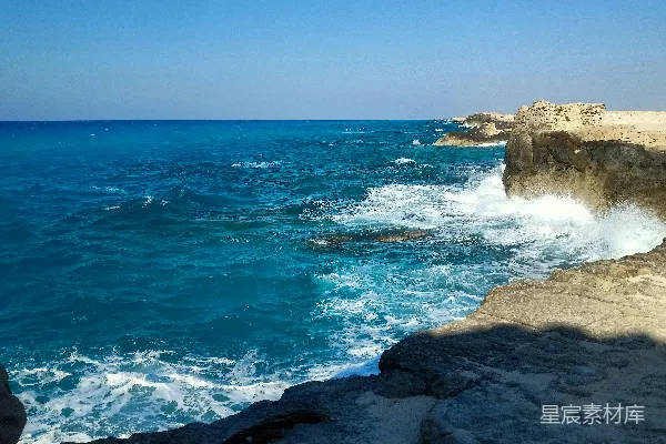 高清摄影 悬崖上的海景