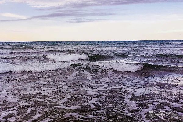 高清摄影 海滩上的波浪