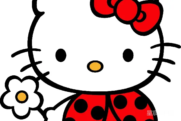 元素素材 Hello Kitty的可爱插图