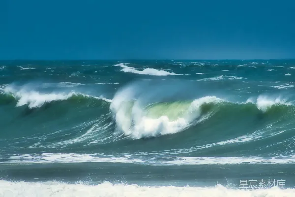 高清摄影 白天的海浪