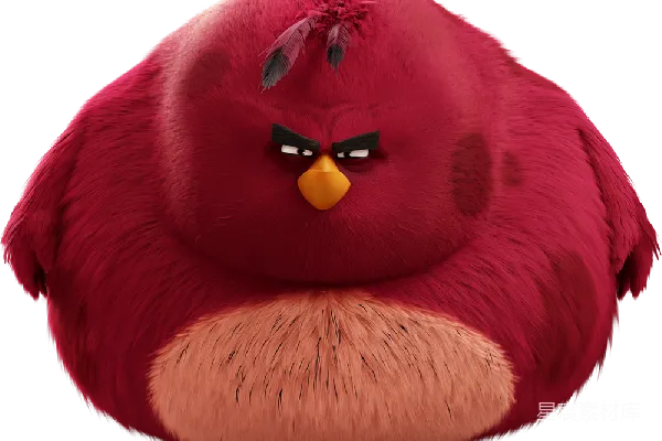 元素素材 愤怒的小鸟：红鸟