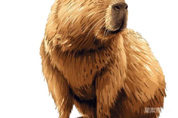 元素素材 水獭插图