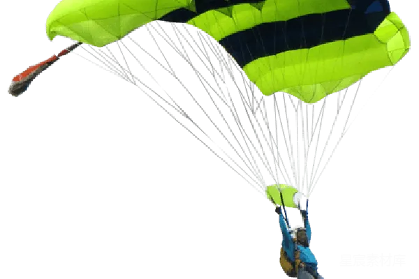 元素素材 paraglide