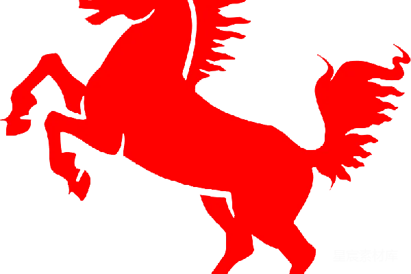 元素素材 红色