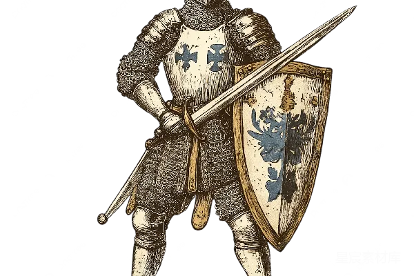 元素素材 骑士