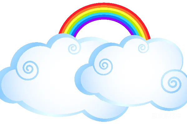 元素素材 彩虹