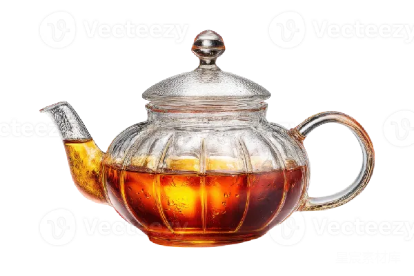 元素素材 玻璃茶壶中的茶