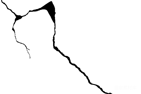 元素素材 裂缝