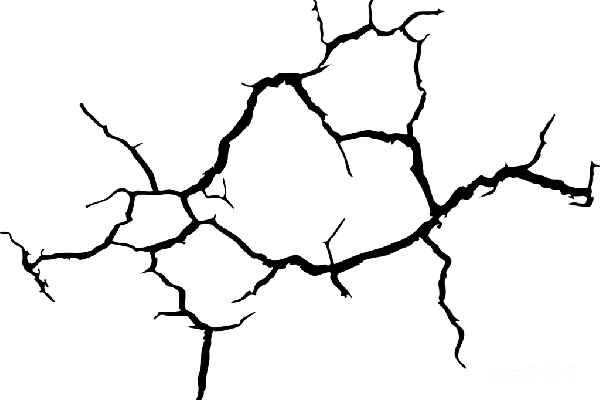 元素素材 裂缝