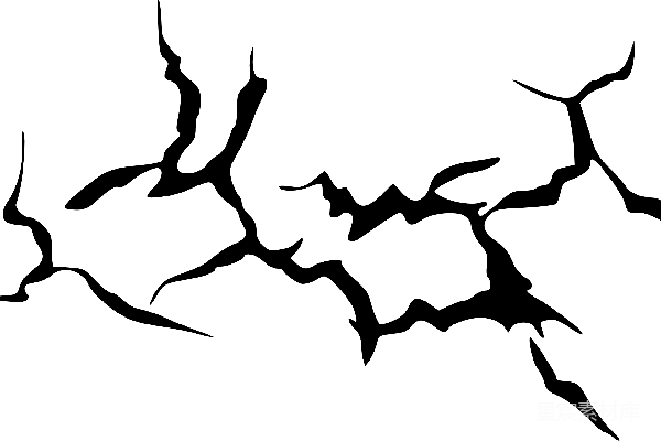 元素素材 裂缝