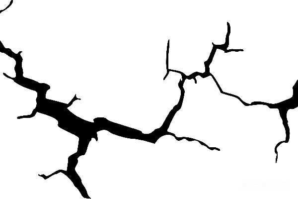 元素素材 裂缝