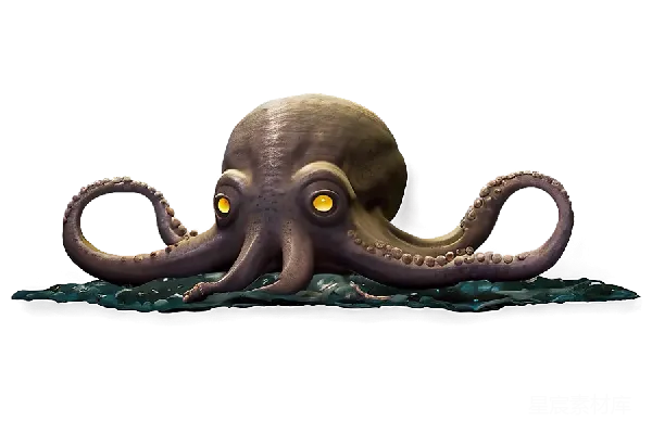 元素素材 kraken