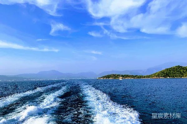 高清摄影 白天海滩的景色