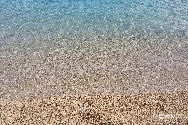 高清摄影 白天的蓝色海水