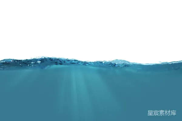 高清摄影 一片广阔的水域位于水中