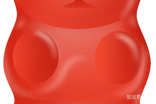 元素素材 红色
