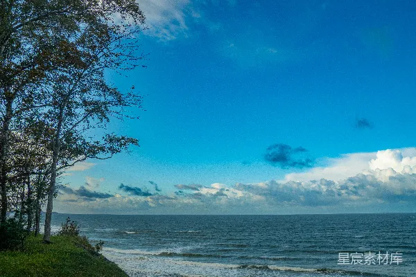 高清摄影 海岸线上的海景