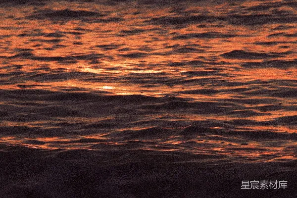 高清摄影 夕阳下的水域