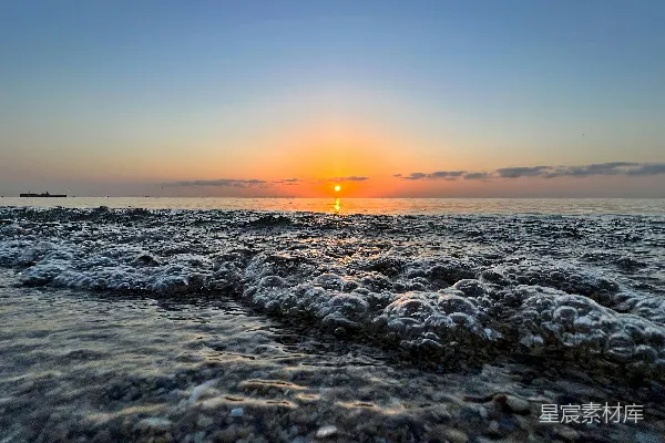 高清摄影 海滩上的波浪
