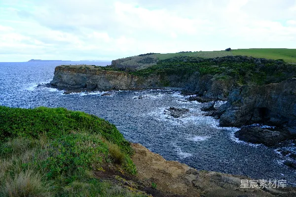 高清摄影 悬崖上的海洋风景