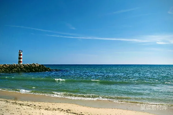 高清摄影 蓝海蓝天白日间